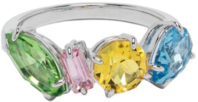 Order (Women) Swarovski Gema Polished Metal Ring for Women - Silver. 5692407