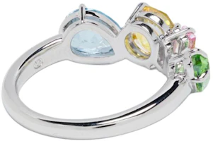 Shop (Women) Swarovski Gema Polished Metal Ring for Women - Silver. 5692407