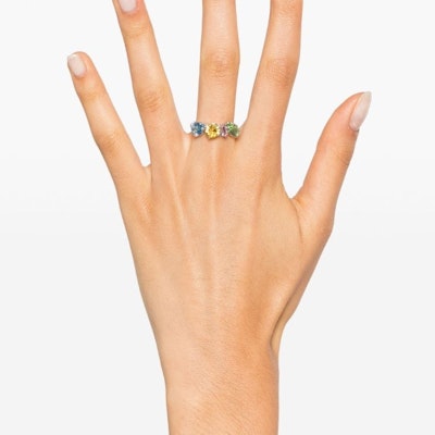 (W) Anillo de Metal Pulido Swarovski Gema para Mujer - Plata. 5692407 Purchase (W) Anillo de Metal Pulido Swarovski Gema para Mujer - Plata. 5692407