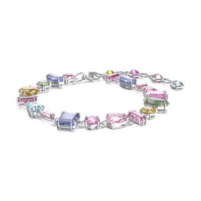 (Women) Swarovski Gema Rhodium-Plated Bracelet for Women - Shimmering Design. 5613739
