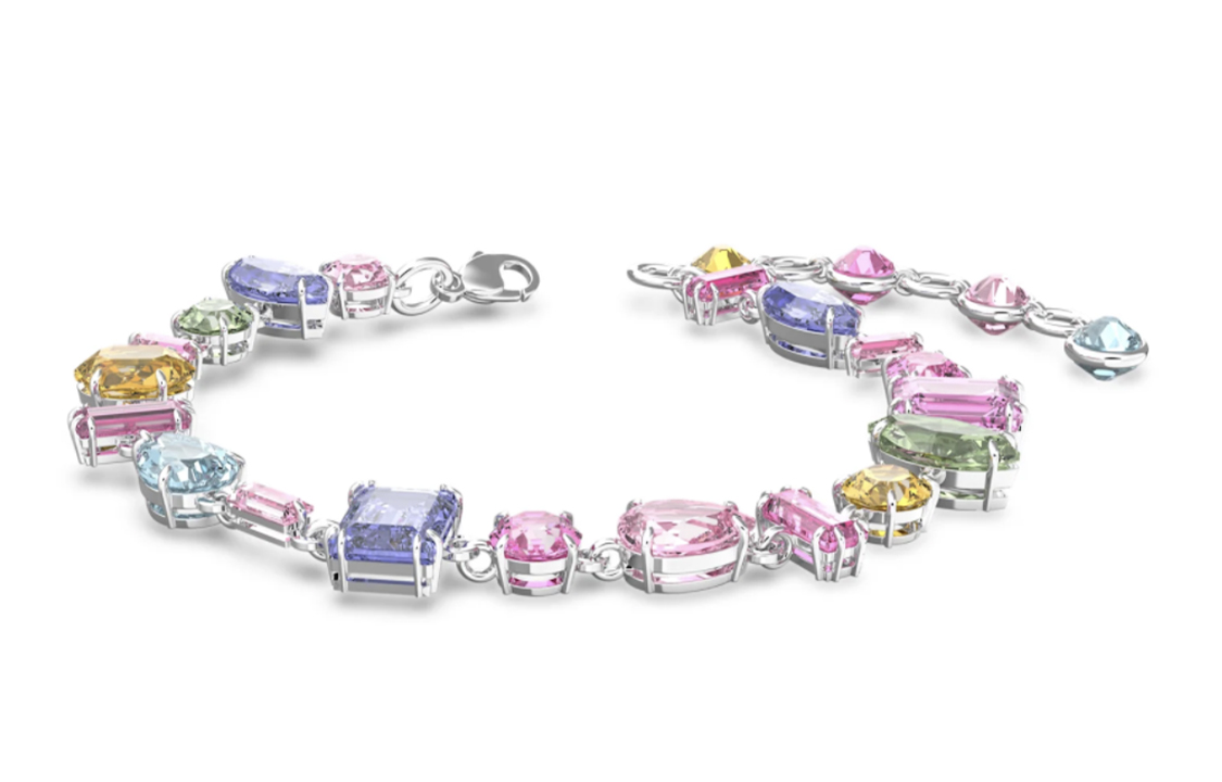 (Women) Swarovski Gema Rhodium-Plated Bracelet for Women - Shimmering Design. 5613739 圖 3