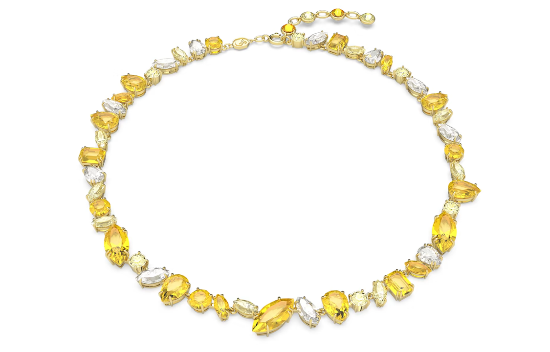 (Women) Swarovski Gema Yellow Crystal Pendant Necklace for Women. 5652800