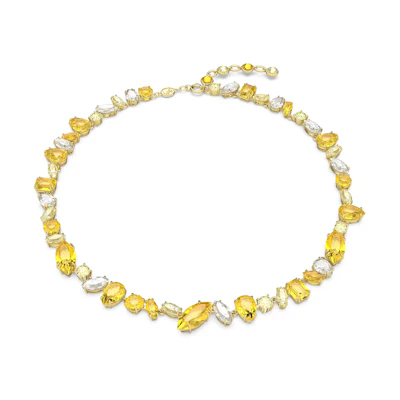 (Women) Swarovski Gema Yellow Crystal Pendant Necklace for Women. 5652800