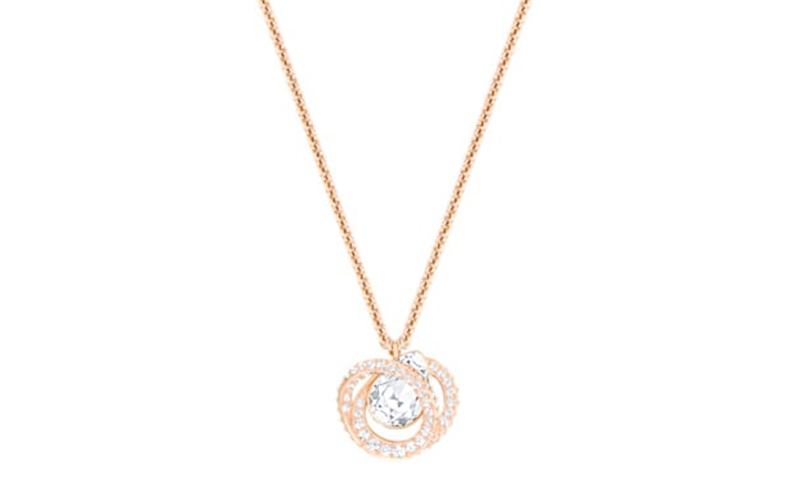 (Women) Swarovski Generation Rose Gold Necklace & Bracelet Set for Women. 5290681 圖 3