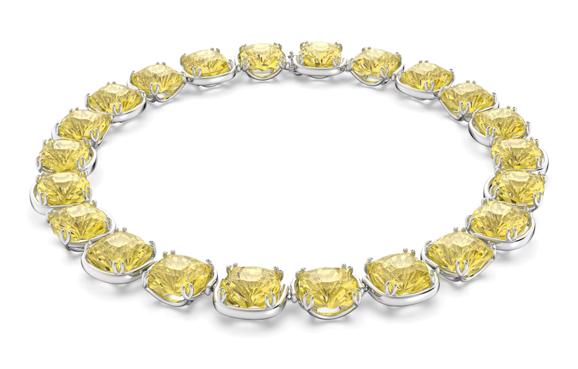 (Women) Swarovski Harmonia Classic Minimalist Rhodium-Plated Necklace for Women. 5616522