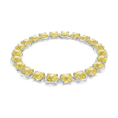 (Women) Swarovski Harmonia Classic Minimalist Rhodium-Plated Necklace for Women. 5616522