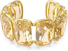 (Women) Swarovski Harmonia Oversized Floating Crystal Gold Fashion Bracelet 5620653 (Women) Swarovski Harmonia Oversized Floating Crystal Gold Fashion Bracelet 5620653
