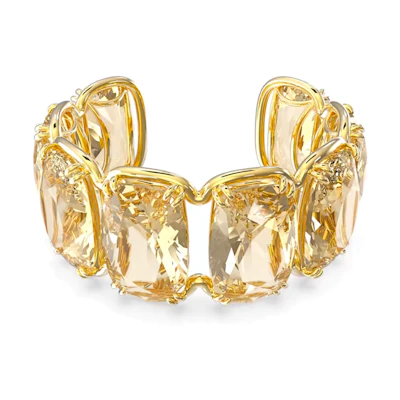 (Women) Swarovski Harmonia Oversized Floating Crystal Gold Fashion Bracelet 5620653