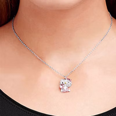 (Women) Swarovski Hello Kitty Heart Crystal Necklace for Women. 5228241 Lookbook (Women) Swarovski Hello Kitty Heart Crystal Necklace for Women. 5228241