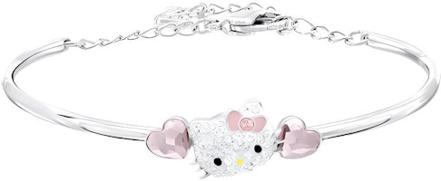 (Women) Swarovski Hello Kitty Pink Heart Crystal Bracelet for Women. 5113658 (Women) Swarovski Hello Kitty Pink Heart Crystal Bracelet for Women. 5113658