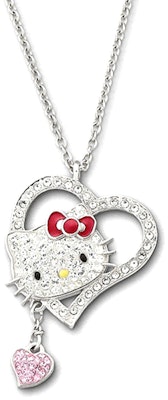 (W) 施华洛世奇 Hello Kitty 女士铂金项链 1106120 Order (W) 施华洛世奇 Hello Kitty 女士铂金项链 1106120