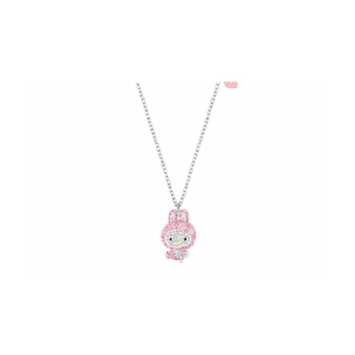 (Women) Swarovski Hello Kitty Rabbit Necklace Silver Women’s Jewelry 5167916