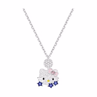 (Women) Swarovski Hello Kitty Star Moon Metal Necklace for Women 5290517