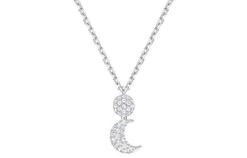 Shop (W) 施華洛世奇Hello Kitty星月金屬項鍊女士款 5290517