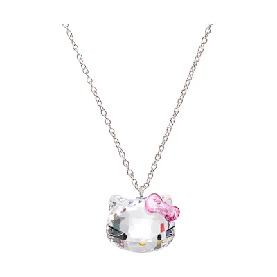 (Women) Swarovski Hello Kitty Sweet Cute Artificial Crystal Necklace for Women. 1100031