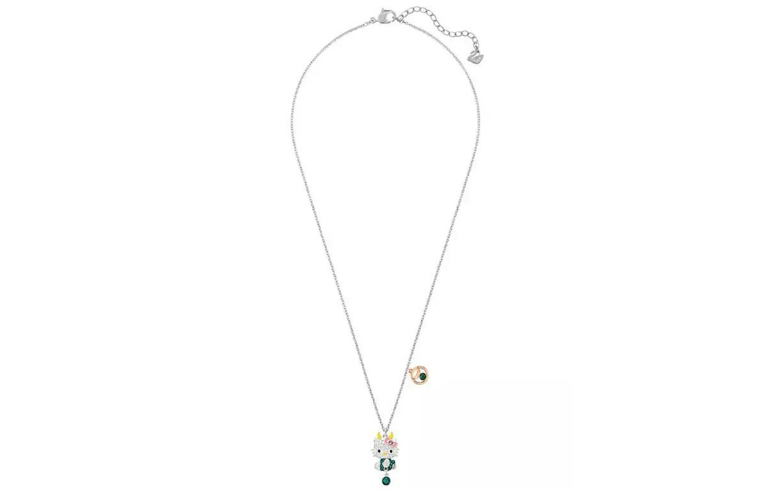 (Women) Swarovski Hello Kitty Taurus Zodiac Crystal Necklace for Women - Multicolor 5192749 圖 3