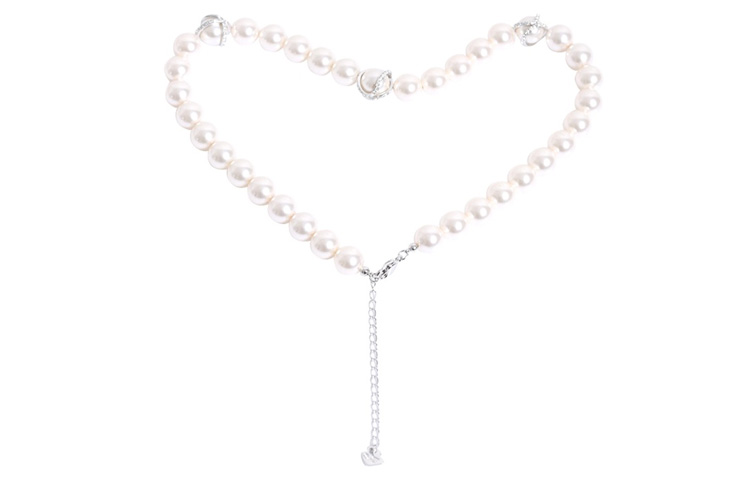 (Women) Swarovski High-End Minimalist Pearl Necklace White for Women 1179752 圖 4