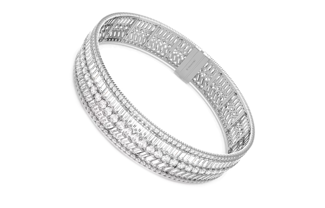 (Women) Swarovski Hyperbola Choker Necklace  Silver 5635347 圖 3