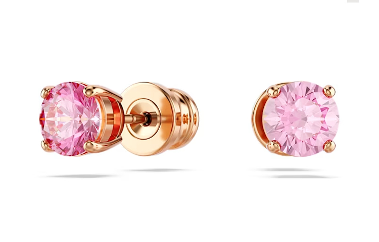 (Women) Swarovski Hyperbola Heart Geometric Necklace Set Rose Gold with Cubic Zirconia. 5683574 圖 6