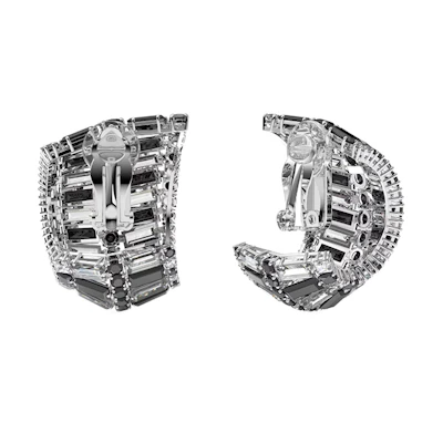(Women) Swarovski Hyperbola Series Rhodium-Plated Elegant Fashionable Earrings. 5615324