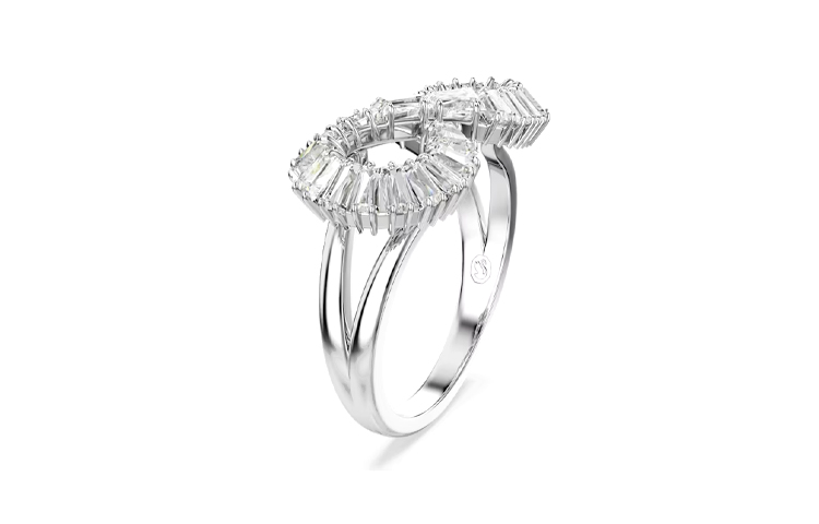 Lookbook (W) スワロフスキー ハイパーボラ スパイラルデザイン キュービックジルコニア リング レディース 5679698