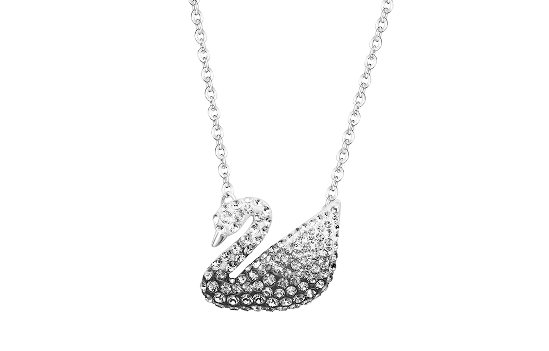 (Women) Swarovski Iconic Swan Black White Gradient Necklace & Bracelet Set for Women. ES2021071306 圖 3