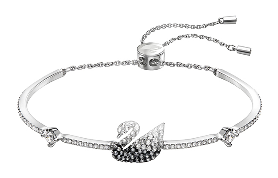 (Women) Swarovski Iconic Swan Black White Gradient Necklace & Bracelet Set for Women. ES2021071306 圖 4