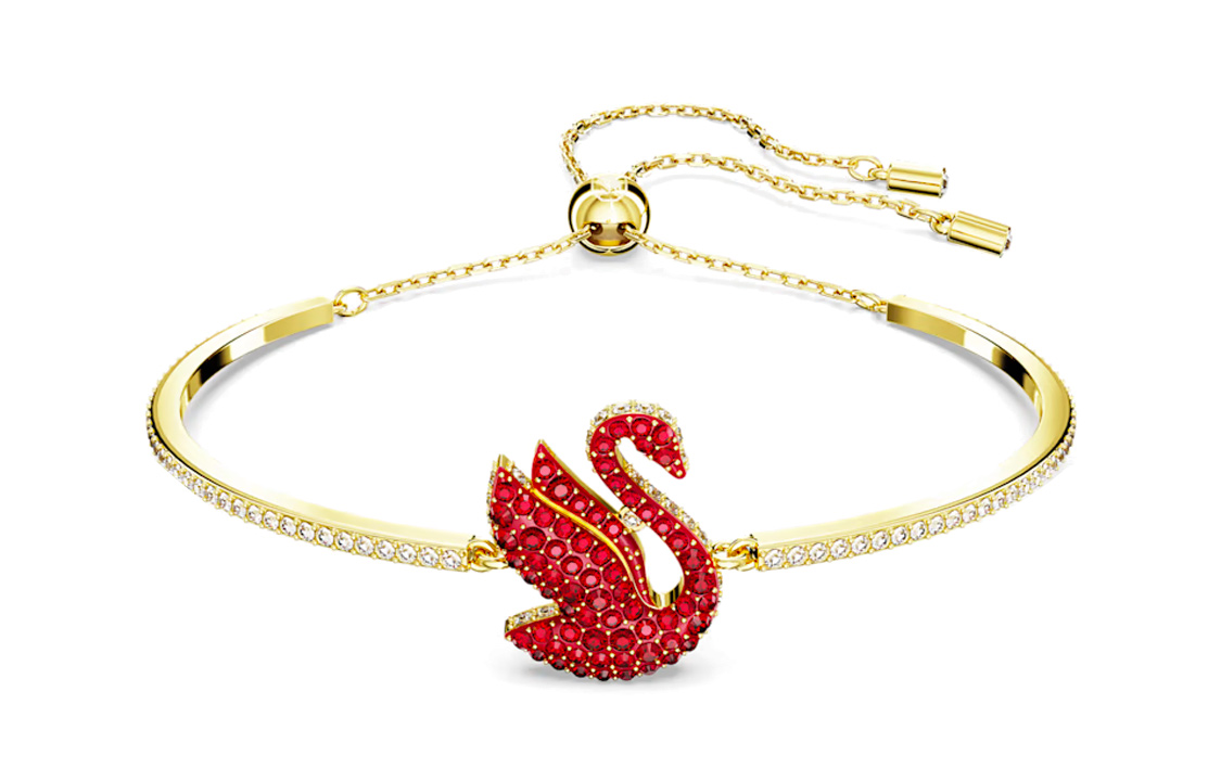 (Women) Swarovski Iconic Swan Gold Plated  Bracelet. 5649774 圖 2