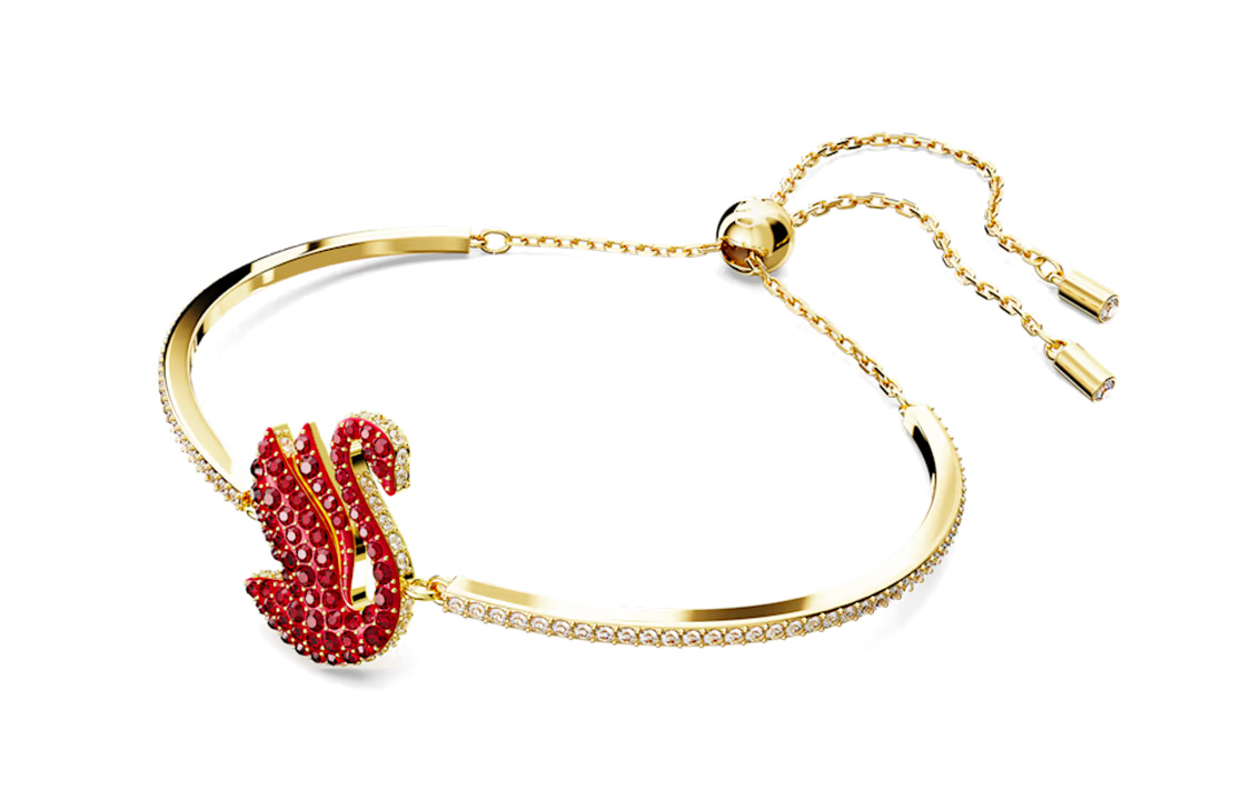 (Women) Swarovski Iconic Swan Gold Plated  Bracelet. 5649774 圖 3