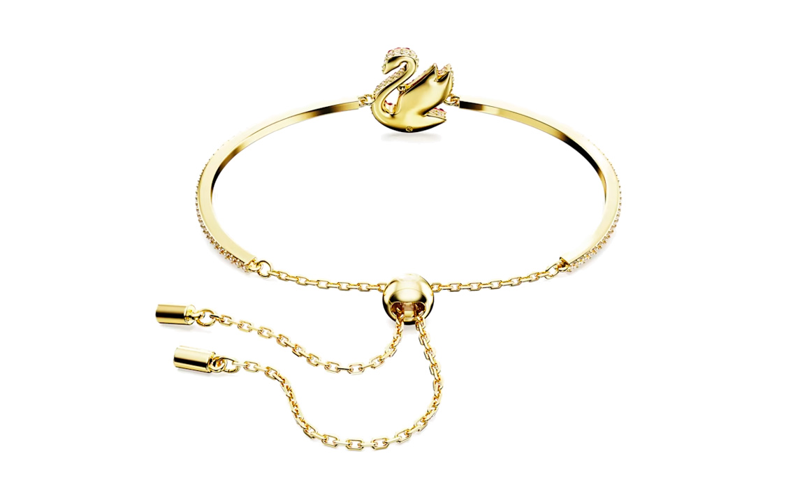 (Women) Swarovski Iconic Swan Gold Plated  Bracelet. 5649774 圖 4