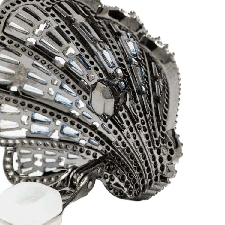 (Women) Swarovski Idyllia Clip-On Crystal Earrings for Women - Silver. 5683033 圖 4