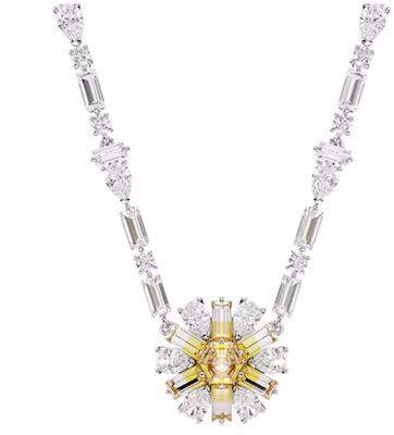(Women) Swarovski IDYLLIA Flower Pendant Rhodium-Plated Cubic Zirconia Necklace Silver 5679916 Buy (Women) Swarovski IDYLLIA Flower Pendant Rhodium-Plated Cubic Zirconia Necklace Silver 5679916