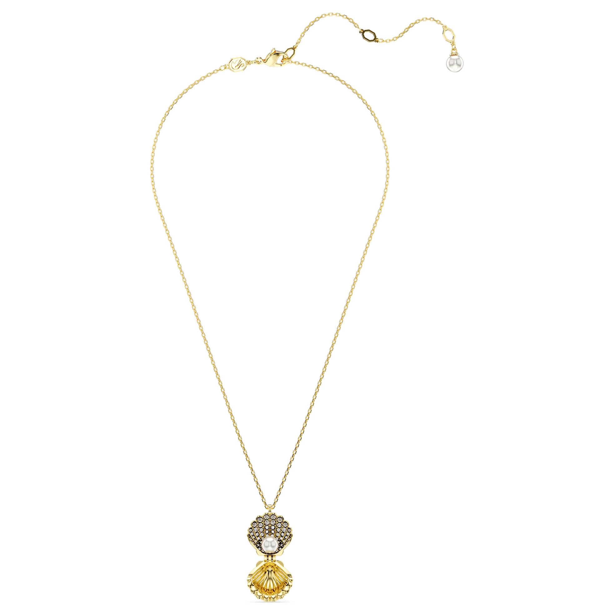 (Women) Swarovski Idyllia Gold Shell Design Crystal Necklace for Women. 5683966 圖 2