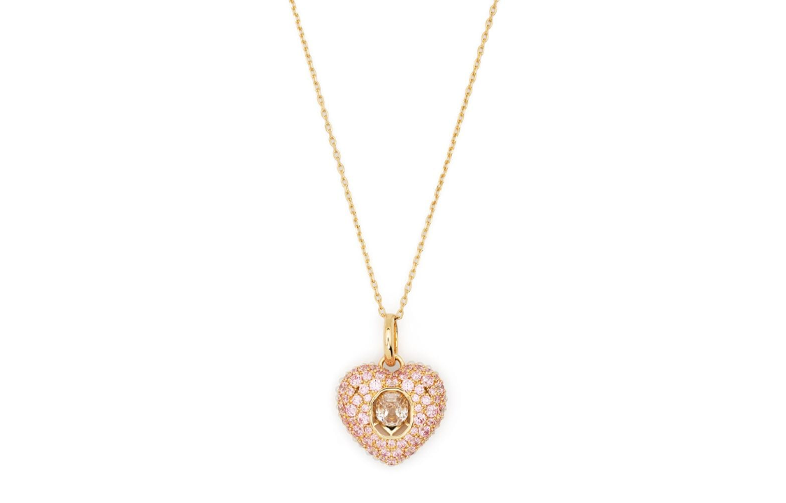 (Women) Swarovski Idyllia Heart Pendant Gold Necklace with Crystals for Women. 5680784 圖 2