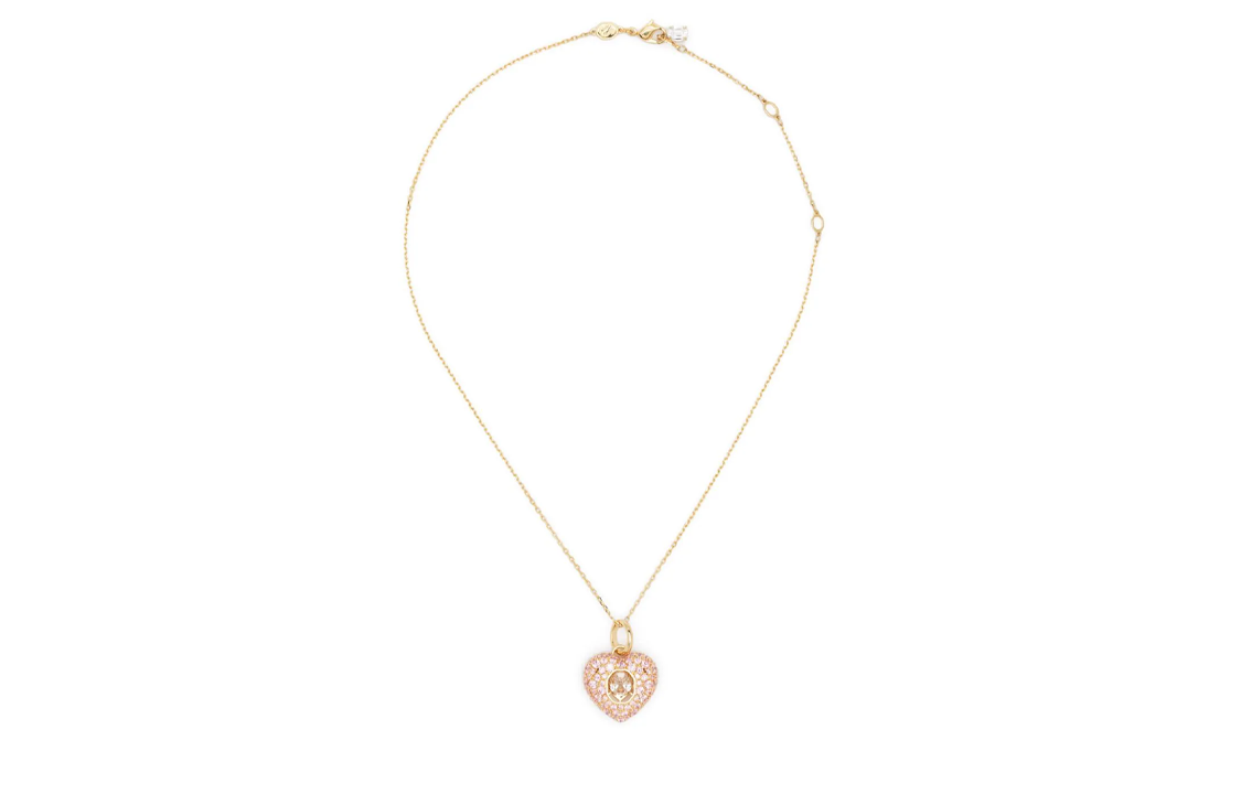(Women) Swarovski Idyllia Heart Pendant Gold Necklace with Crystals for Women. 5680784 圖 3
