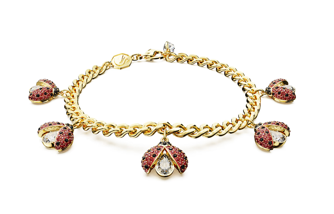 (Women) Swarovski Idyllia Ladybug Pave Crystal Bracelet Gold for Women. 5666238 圖 2