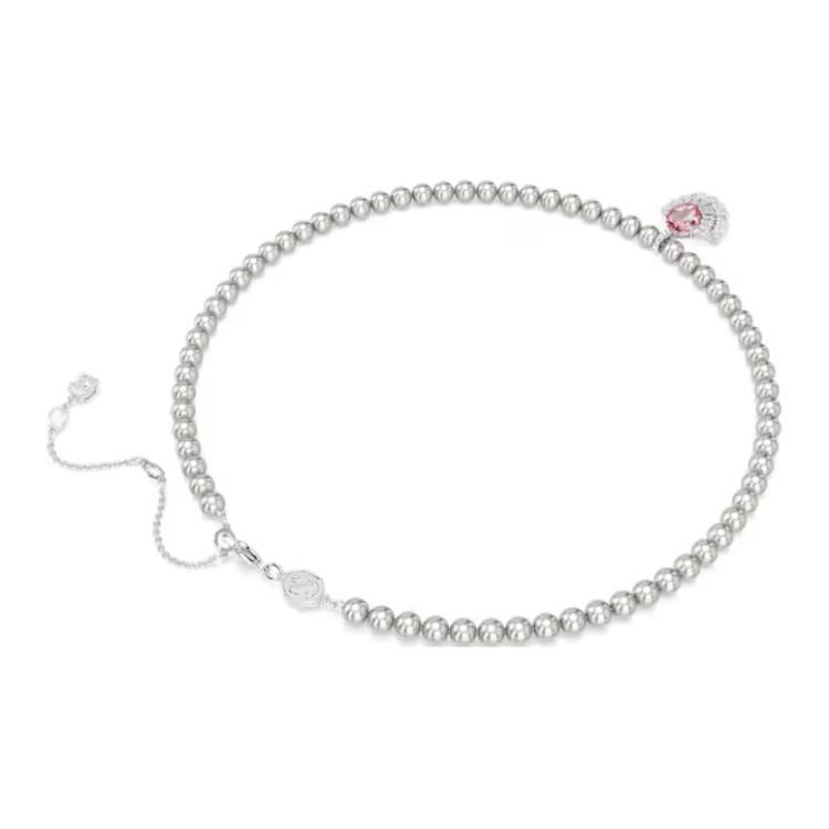 (Women) Swarovski Idyllia Pearl Shell Pendant Necklace Rhodium-Plated Silver for Women. 5680297 圖 4