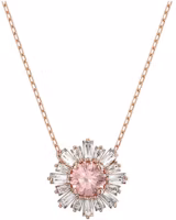 (Women) Swarovski Idyllia Sunshine Rose Gold Cubic Zirconia Crystal Necklace for Women 5642961 (Women) Swarovski Idyllia Sunshine Rose Gold Cubic Zirconia Crystal Necklace for Women 5642961