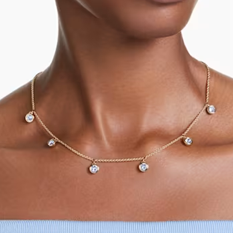 (Women) Swarovski Imber Gold Crystal Pendant Necklace for Women. 5688246 圖 5