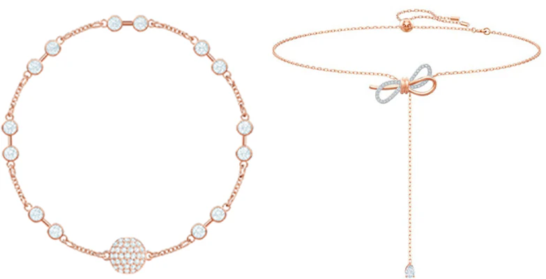 (Women) Swarovski Lifelong Bow Necklace + Remix Alloy Bracelet Set for Women. ES2021012002 Buy (Women) Swarovski Lifelong Bow Necklace + Remix Alloy Bracelet Set for Women. ES2021012002