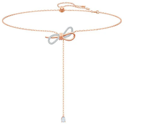 (Women) Swarovski Lifelong Bow Necklace + Remix Alloy Bracelet Set for Women. ES2021012002 Shop (Women) Swarovski Lifelong Bow Necklace + Remix Alloy Bracelet Set for Women. ES2021012002