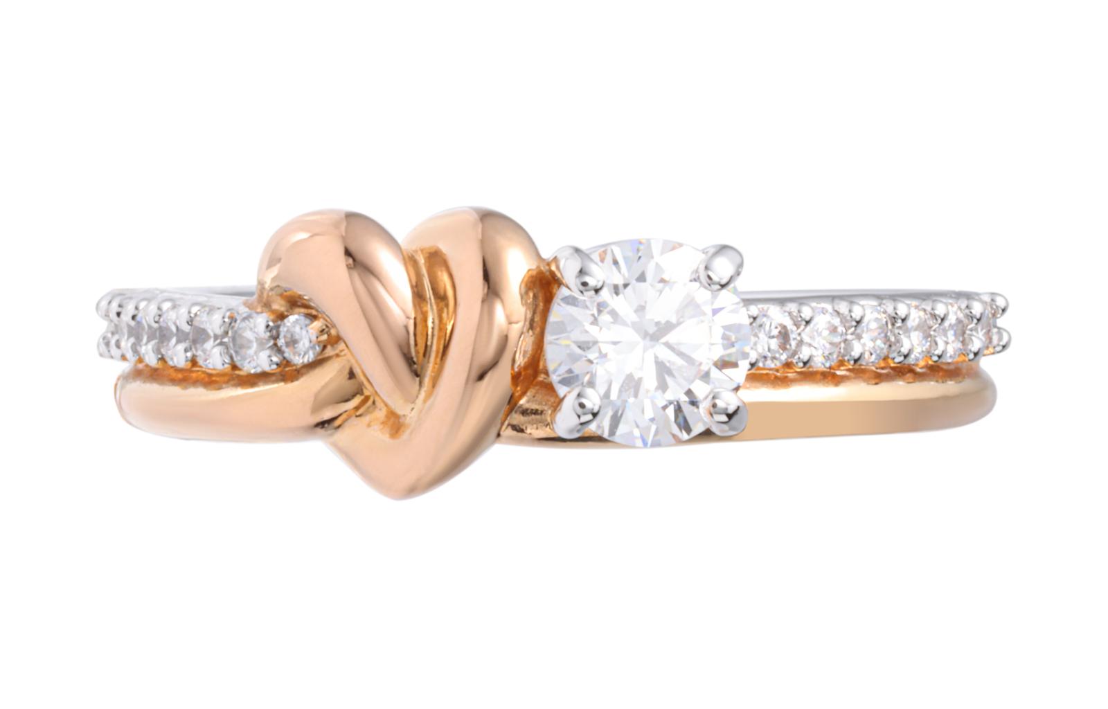 Order (W) 스와로브스키 라이플롱 하트 화이트 합금 반지 5512626+5535406+5535403