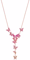 (Women) Swarovski Lilia 3D Butterfly Alloy Necklace for Women 5368428 (Women) Swarovski Lilia 3D Butterfly Alloy Necklace for Women 5368428