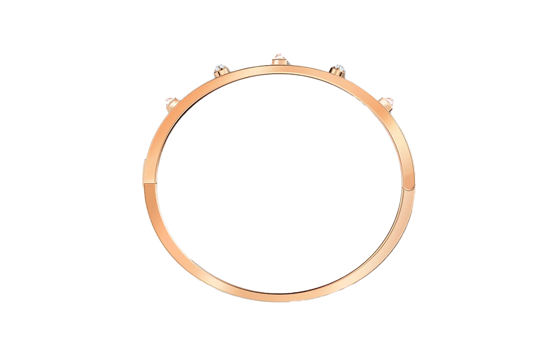 Shop (W) 스와로브스키 리니어 크리스탈 여성 팔찌 - 로즈 골드. 5572914+5555746