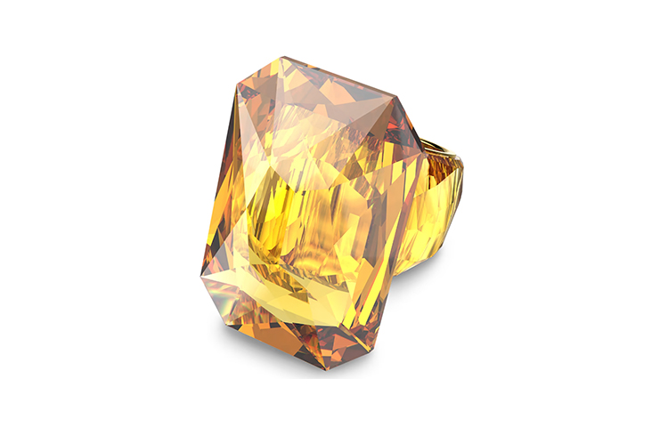 Lookbook (W) 施華洛世奇 Lucent 黃水晶戒指 優雅設計 5607357