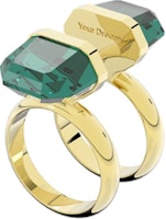 (Women) Swarovski Lucent Engraved Letter Ring for Women in Gold. 5620719 (Women) Swarovski Lucent Engraved Letter Ring for Women in Gold. 5620719