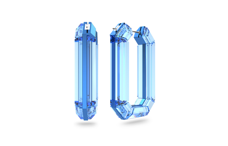 (Women) Swarovski Lucent Large Hoop Crystal Earrings for Women. 5633950