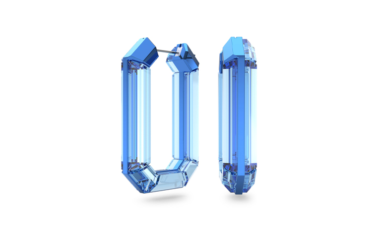 (Women) Swarovski Lucent Large Hoop Crystal Earrings for Women. 5633950 圖 3