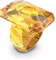 Lookbook (Women) Swarovski Lucent Oversized Yellow Octagon-Cut Crystal Ring for Women. 5600224
