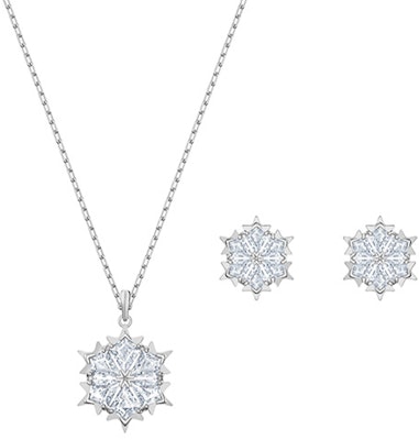 (W) 施華洛世奇魔法雪花項鍊耳環套組 女士飾品禮物 5506235 Buy (W) 施華洛世奇魔法雪花項鍊耳環套組 女士飾品禮物 5506235